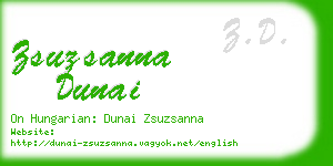 zsuzsanna dunai business card